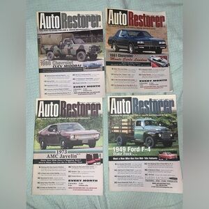 Auto Restorer Magazines: Volume 23, 2011 (July, Aug, Oct, Dec)